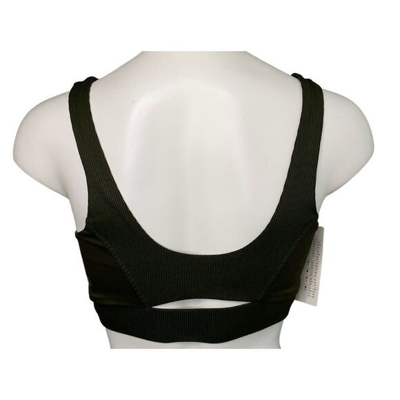 All In Motion Sports‎ Bra Womens LARGE Dark Green Very Soft Removable-Cup NEW - Picture 2 of 12